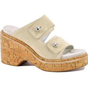 Rag & Bone Sommer Wedge Suede in Beige